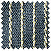 Montierre Stripe, Dusky Cornflower - Roman Blind